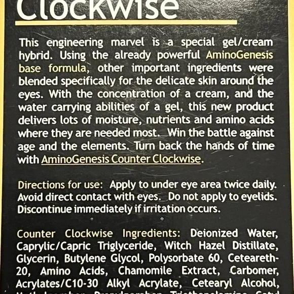Aminogenesis‎ counterclockwise under eye treatment - Picture 3 of 4